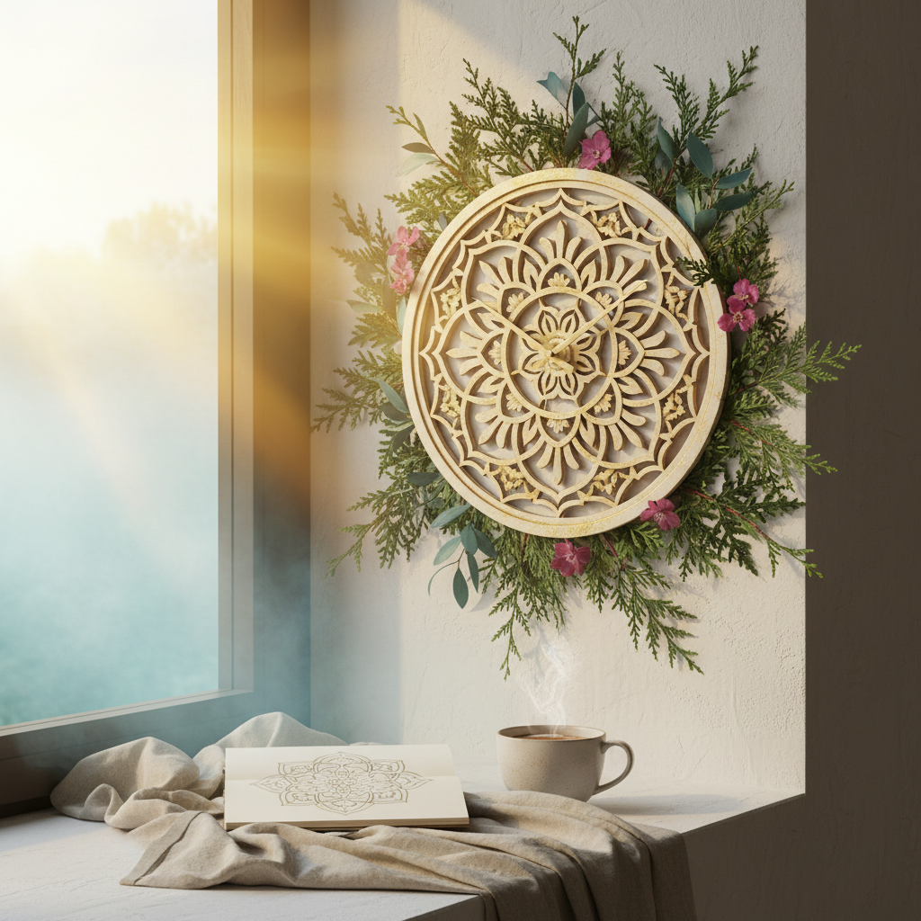 Horloge mandala : harmoniser le temps et l'énergie chez soi