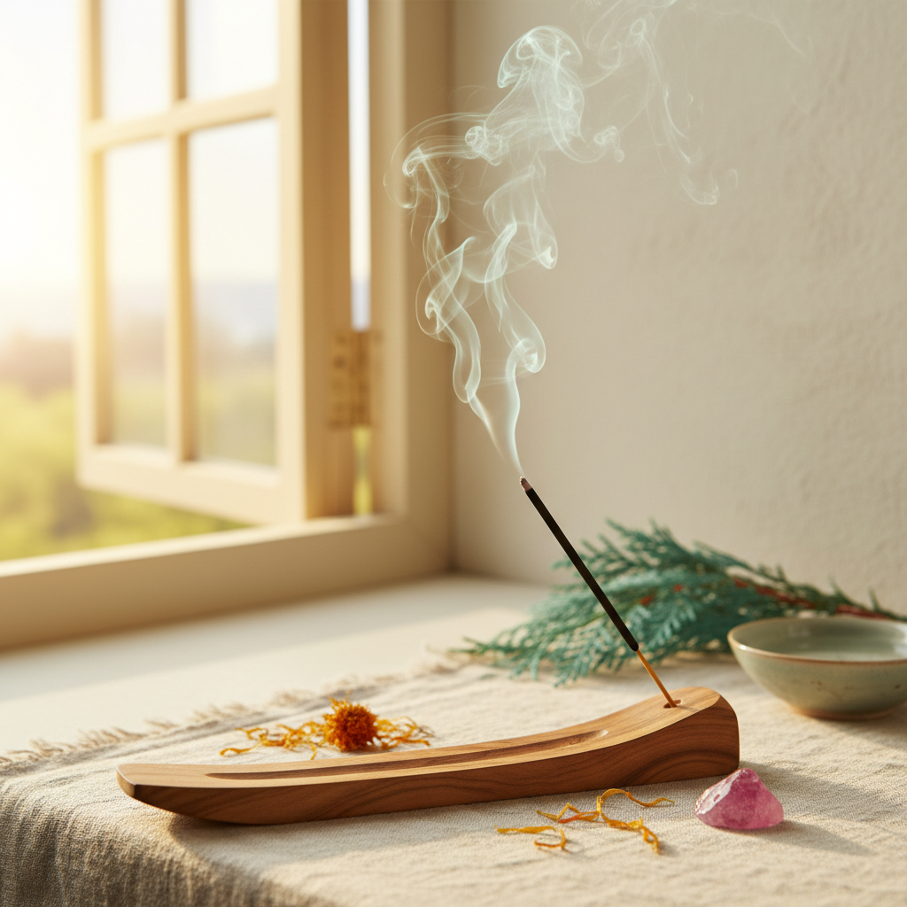 Porte-encens en bois : rituels de purification au quotidien